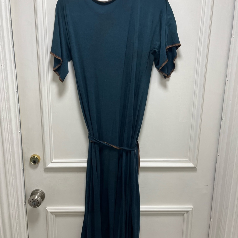 Threaded intentions organic wrap dress